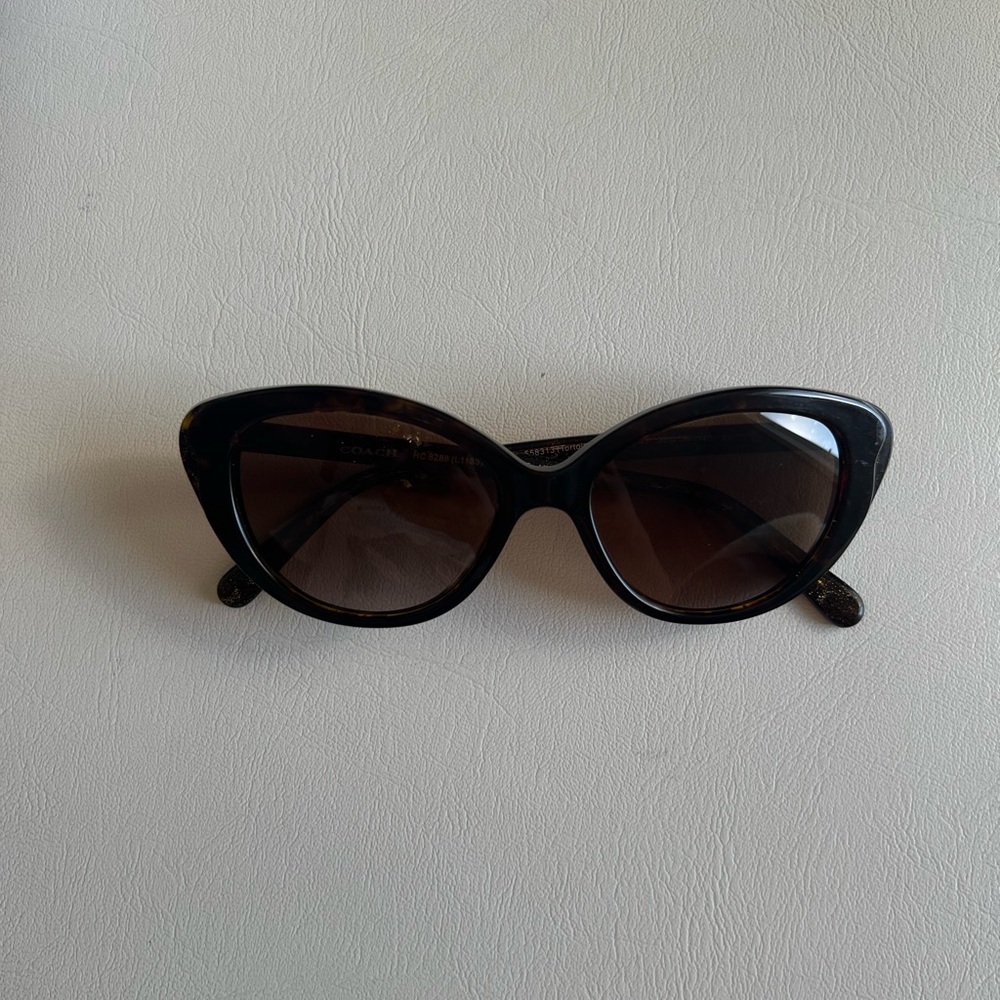 Coach Tortoise Shell Sunglasses - Picture 5 of 6